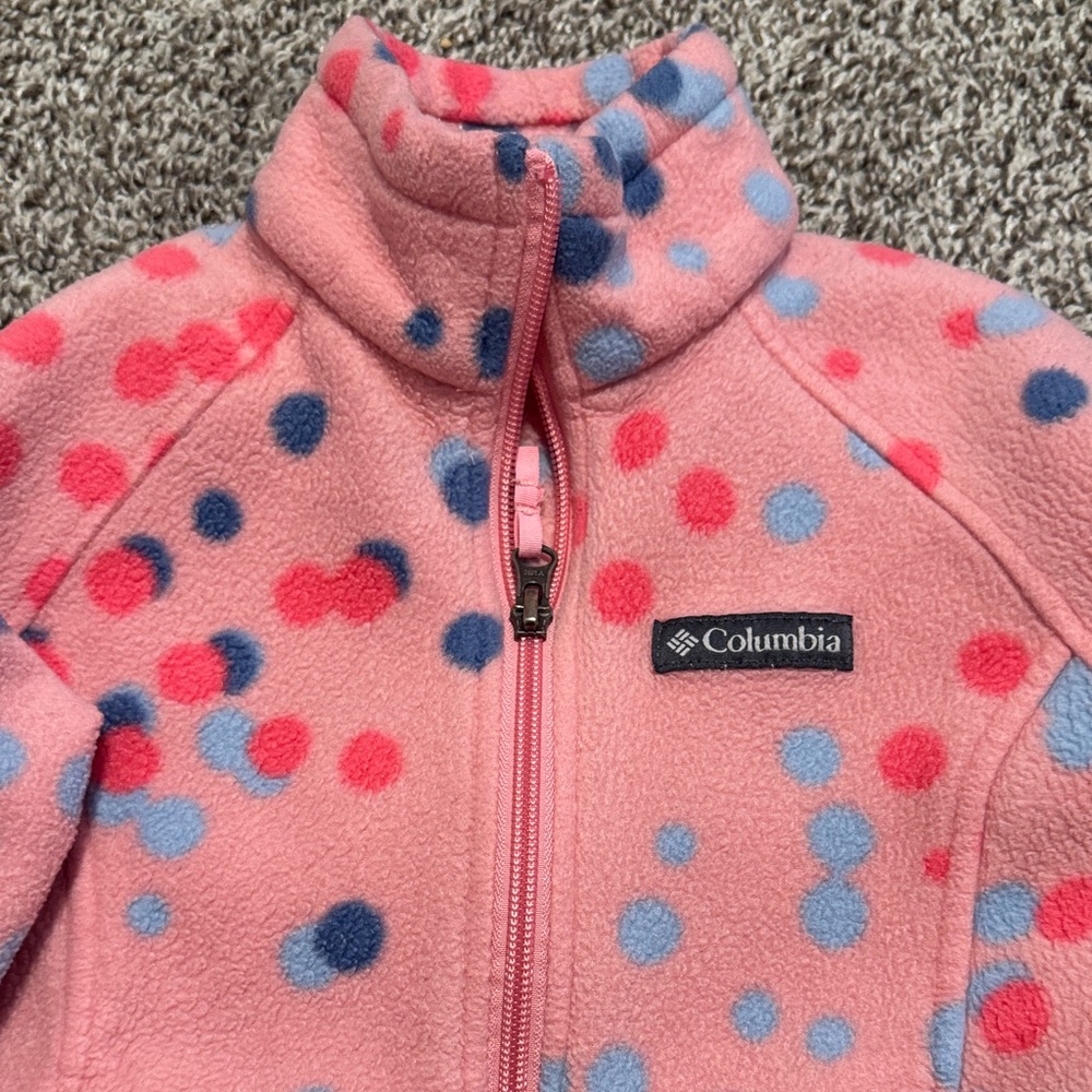 Columbia Blue and Yellow Patterned Jacket - Picture 5 of 5